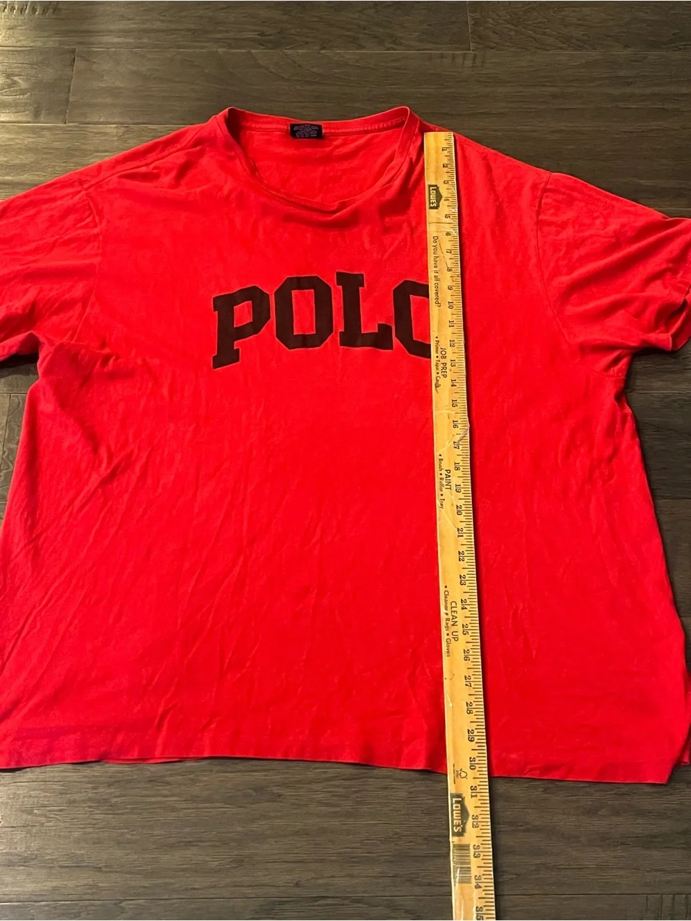 Polo Ralph Lauren Vintage Spell Out T Shirt Men’s Size XL